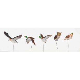 ASSORTED BIRDS, SET OF 5