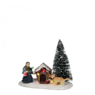 Lighted Dog House, Adapter Ready Lighted Dog House, Adapter Ready