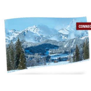 BACKGROUND CLOTH - MOUNTAIN LANDSCAPE 150x75CM