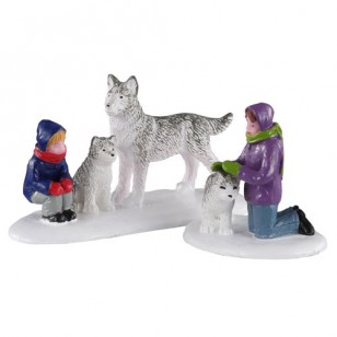 FUTURE SLED DOGS, SET OF 2