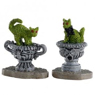 HAUNTED TOPIARY, SET OF 2