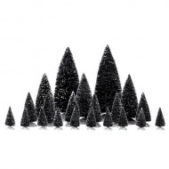 ASSORTED PINE TREES, SET OF 21