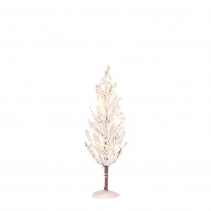 Snowy Tree, Warm White Lights, Adapter 1095287 Ready, H23cm