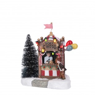 Circus Ticket Booth, Adapter 1095287 Ready, h12.5cm