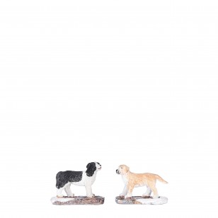 Dogs, Set of 2, h3cm