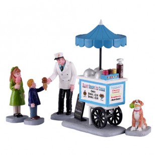 HAPPY SCOOPS ICE CREAM CART, SET OF 5 HAPPY SCOOPS ICE CREAM CART, SET OF 5