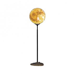 LIGHTED VILLAGE MOON, B/O (4.5V)