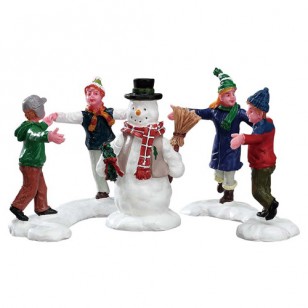 RING AROUND THE SNOWMAN, SET OF 3