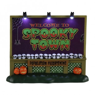 SPOOKYTOWN SIGN, B/O (4.5V) SPOOKYTOWN SIGN, B/O (4.5V)