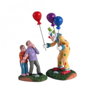 CREEPY BALLOON SELLER, SET OF 2