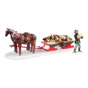 FIREWOOD DELIVERY, SET OF 2
