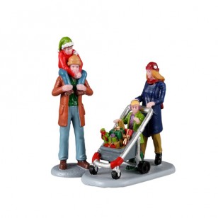 FAMILY HOLIDAY SHOPPING SPREE, SET OF 2 FAMILY HOLIDAY SHOPPING SPREE, SET OF 2