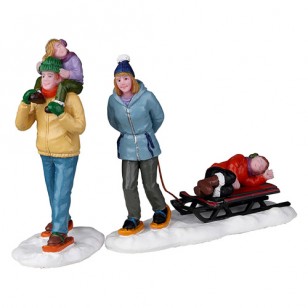 LONG DAY SNOWSHOEING, SET OF 2 LONG DAY SNOWSHOEING, SET OF 2