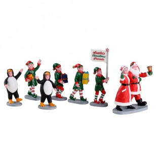 SANTA'S ELF PARADE, SET OF 7 SANTA'S ELF PARADE, SET OF 7