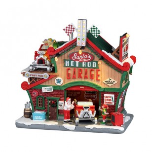 SANTA'S HOT ROD GARAGE, WITH 4.5V ADAPTOR