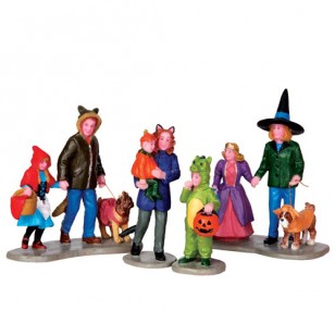 TRICK OR TREATING FUN, SET OF 4