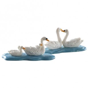 SWANS, SET OF 2