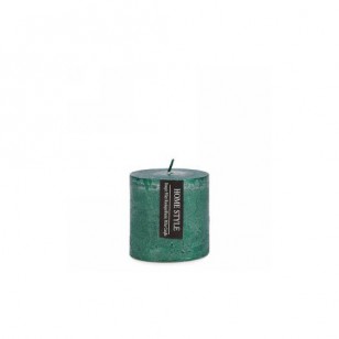 Green 3" pillar candle