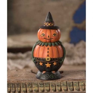 Pumpkin Pete Spooks Jar, 6.75" Tall, 50% Off