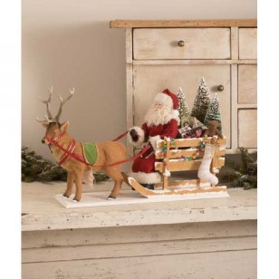 Santa in a One Horse Open Sleigh Santa in a One Horse Open Sleigh