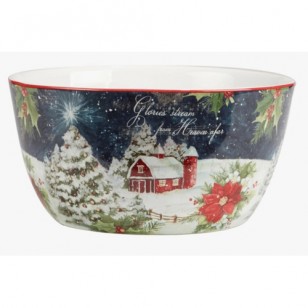Silent Night Deep Bowl 10in x 4in