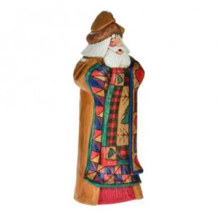 TRIPLE QUILT FATHER CHRISTMAS, 12"