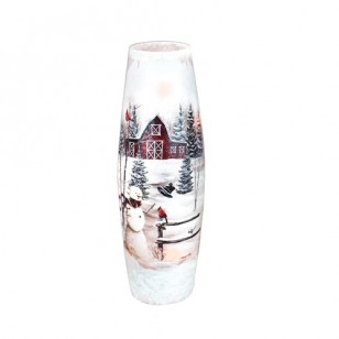 Windy Day PRELIT VASE, 11.75" Tall