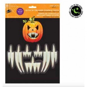 Pumpkin Decorating Teeth Glow-In-The-Dark