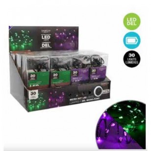 50% Off, Halloween Microdot LED Lights, Green