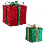 DECORATIVE GIFT BOXES, 9" Tall