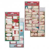 Gift Tag Stickers, 80 Pieces, 2 Assorted