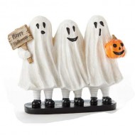 GHOST TRIO with SIGN, 20cm Tall