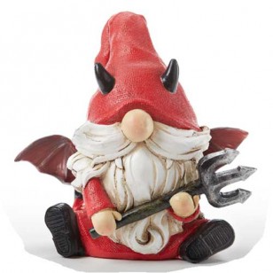 50% Off, SITTING DEVIL GNOME, 6" Tall