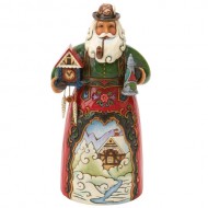 Jim Shore HWC Figurine German Santa, 6.75" Tall