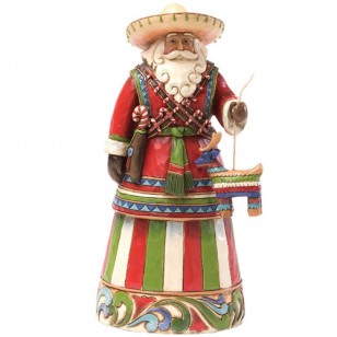 Jim Shore HWC Figurine Mexican Santa, 7.25' Tall Jim Shore HWC Figurine Mexican Santa, 7.25' Tall