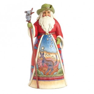Jim Shore HWC Figurine, Australia Santa, 7" Tall Jim Shore HWC Figurine, Australia Santa, 7" Tall
