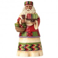 Jim Shore HWC, Figurine African Santa, 7.125" Tall