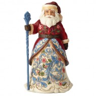 Jim Shore HWC, Figurine, Norwegian Santa, 7" Tall