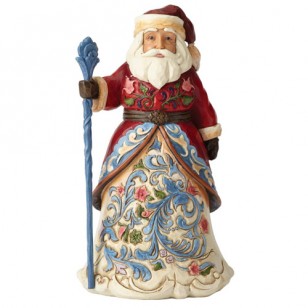 Jim Shore HWC, Figurine, Norwegian Santa, 7" Tall Jim Shore HWC, Figurine, Norwegian Santa, 7" Tall