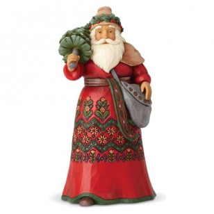 Jim Shore HWC, Figurine, Swedish Santa, 7" Tall Jim Shore HWC, Figurine, Swedish Santa, 7" Tall