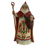 Jim Shore HWC, Figurine, Austrian Santa, 7" Tall