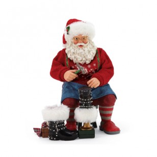 Possible Dreams Santa New Boots, 8" Tall