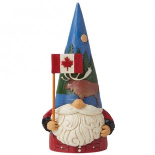 Jim Shore HWC, Figurine, Canadian Gnome, 5.5" Tall Jim Shore HWC, Figurine, Canadian Gnome, 5.5" Tall