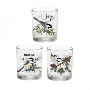 Votive Holder, Peace, 8cmH