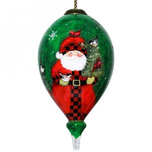 Woodland Plaid Santa