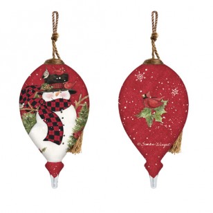 Woodland Plaid Snowman