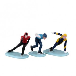 SPEED SKATERS, SET OF 3 SPEED SKATERS, SET OF 3