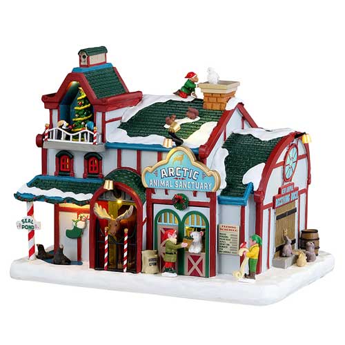 Wish/Sanctuary ARCTIC ANIMAL SANCTUARY, B/O (4.5V) | Christmas Village Shop