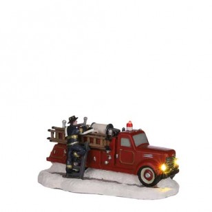 Village Fire Truck, Adapter Ready, h8.5cm Village Fire Truck, Adapter Ready, h8.5cm