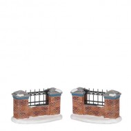 Zoo Stone Wall, Set of 2, h5.5cm